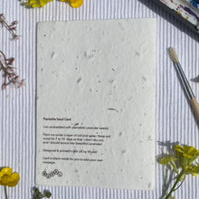 Load image into Gallery viewer, Plantable Bee Card
