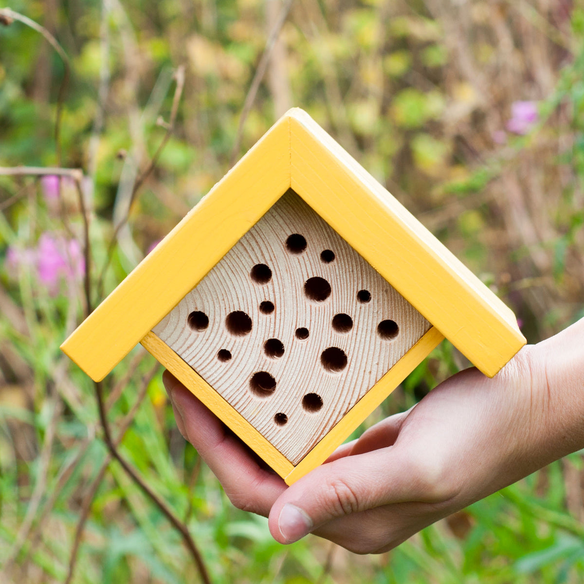 Wuddl's Bestselling Mini Bee House - Gift for Nature Lovers
